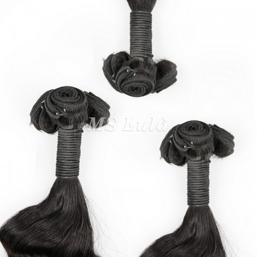 Loose Deep Wave Double Drawn Virgin Human Hair Bundles With 4x4 Lace Closure | Human Hair Wig | Lace Front